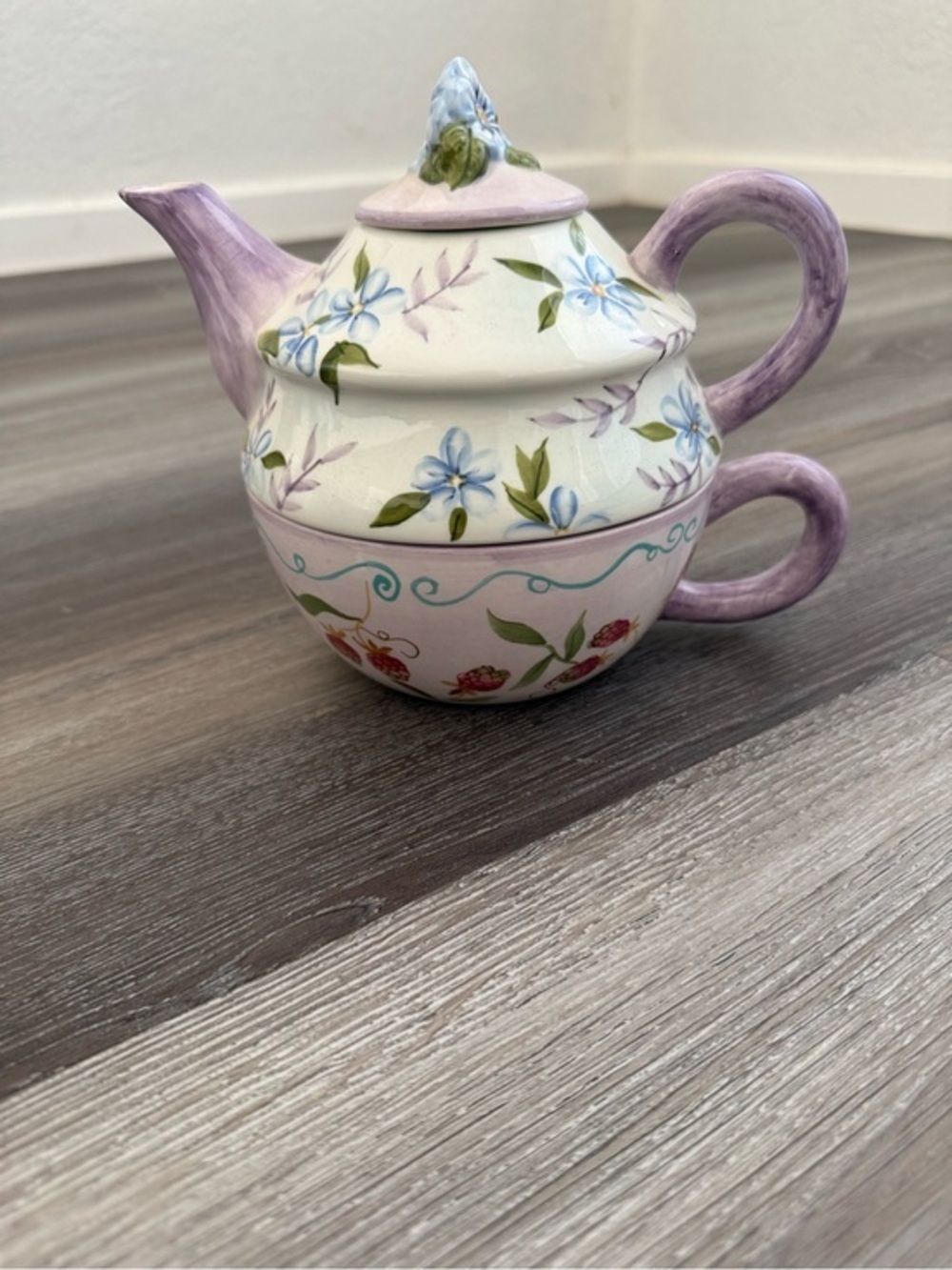 Vintage Capriware Ceramic Teapot Tea